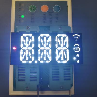 China New Production Technology Customized Ultra bright whiteTriple Digit 14 Segment Alphanumeric LED Display for sale