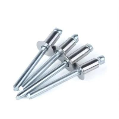 China Construction /fitment/ Construction Site Wholesale Price Carbon Steel Open End Domed Shade Rivets Aluminum Pop Rivets for sale