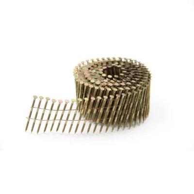 China Wholesale Price 195# 235# Iron Wire Construction Site High Level Pallet Wire Flat Coil Nails for sale