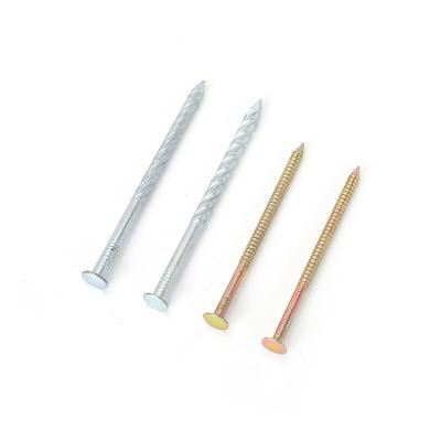 China Cap factory degree roofing nails smooth wire leg screw leg coil nail paddles iron nail for sale