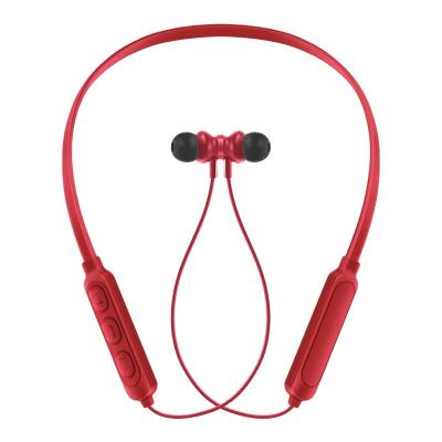 China New FCC neckband D-740 CE earphones good quality price cheap earphone stand audifonos sports 60mah neckband wireless earphones earbuds for sale