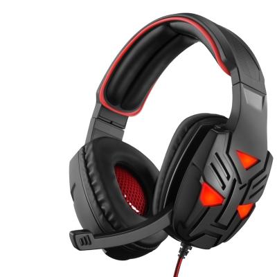 China 2021 Hot Selling Earphone Amazon Amazon Gaming Headset Head Mounted E-sports Office Headset Cartoon Control Computer Cheap Wire Headset for sale