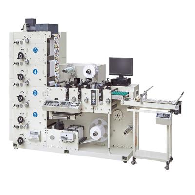 China Garment Shops China Professional Manufacture Flexo Printing Machine Used Label 5 Color Flexo Printing Machine for sale