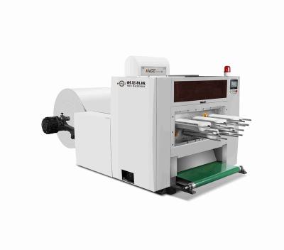 China Economic Garment Shops Custom Design Roll Paper Die Cuttingmahicne Punching Machine for sale