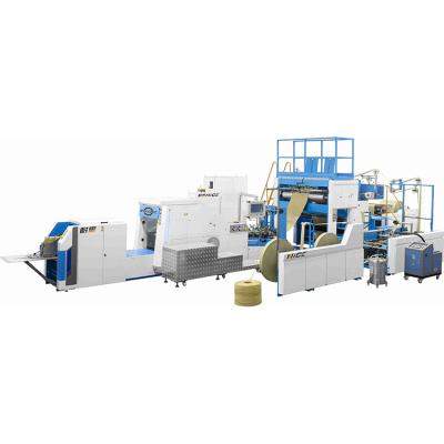 China Garment Shops High Quality Material Automatic Paper Bag Machine Round Rope Forming Paper Bag Machine for sale