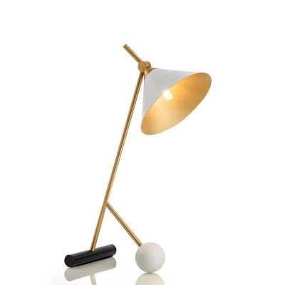 China Modern Simig Lighting 2020 Hot Sale Simple Modern Nordic Design Creative Marble Base Lighting Luxury Table Lamps For Hotel Lighting for sale