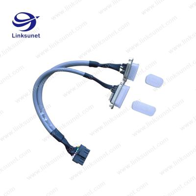 China MOLEX Receptacle PVC BK 43025 - 1400 and D SUB 15 PIN / 9 PIN Wiring Harness for sale