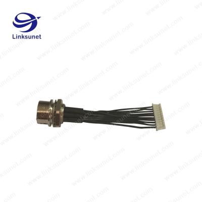 China Hirose HR10 Series 10pin Panel Mount Connectors for Signal to the internal wiring harness for sale