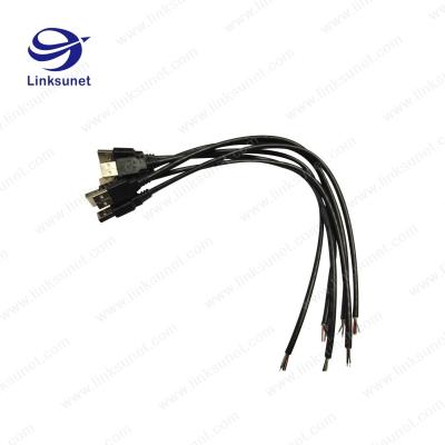 China USB - A - M and 8pin housing and ul2725 AEB wire harness with Tin plating terminal for sale