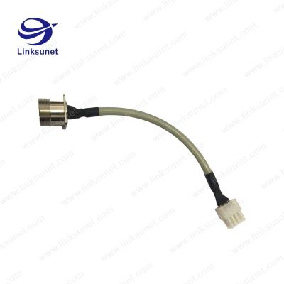 China  9pin add 5557series natural 4.20mm Female connectors LIYCY 26 - 28awg PA6 wiring harness for sale