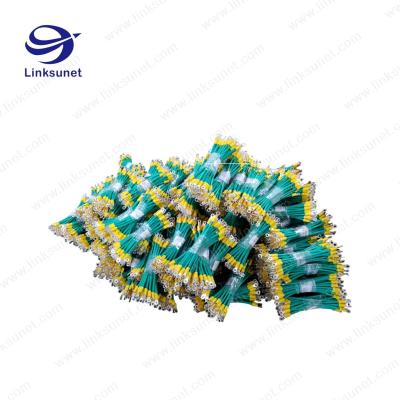 China JST FVWS5.5 - 6 Terminal Harness Connector UL1015 - 10AWG Green Pvc Cable Wire for sale