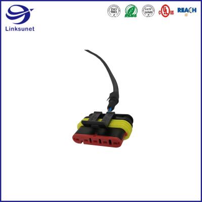 China AMP Superseal 1.5mm Series 6.00mm Pitch Housing for Female Sealable and Waterproof Terminals Connectors for Wire Harness for sale