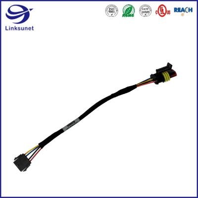 China Multi-core,Extensive 30-18AWG,43640 Series 3.00mm Single Row Rectangle Connectors with Panel Mount Ears for Wire Harness for sale