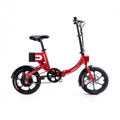 China Light aluminum electric ebike A5 36v 10ah 16inch foldable electric bike for female for sale