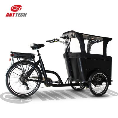 China Aluminum Triporteur Cargo E Bike Food Delivery E-Bike For Sale Adult Tricycles Three Wheel 250W for sale