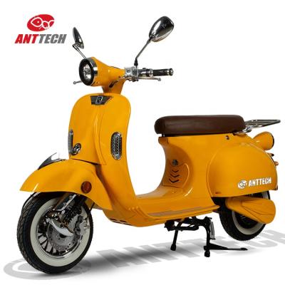 China Anttech Vespa EEC 10 inch 2000W two wheel lithium battery electric motorcycle, retro electric scooter 1910*710*1120mm for sale