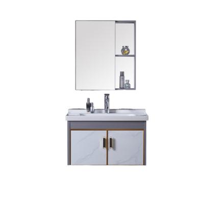 China Simplicity Hot Selling High Quality Brand New Space Modern Aluminum Vanity Mirror Cabinet for sale