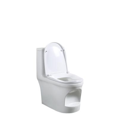 China Best Double Flush Modern Desgin 680*380*770mm WC 37.5KG White Oval Flush Ceramic Toilet for sale