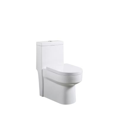 China New Modern Luxury White Double-Flow Automatic Oval Ceramic Washdown One Piece Toilet for sale