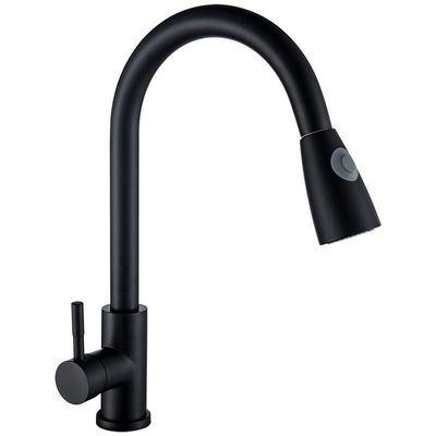 China Thermostatic Faucets Stainless Steel Pull Kitchen Faucet For Washing Vegetables 360 Degree Rotatable Outlet Hose for sale