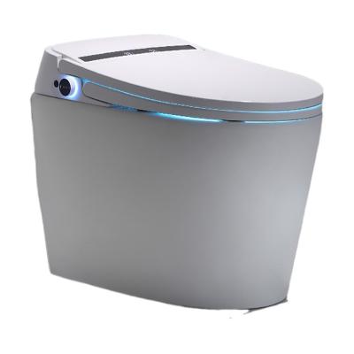 China Double-flush Laxative Power-saving Health Wc Automatic Running Floor Mounted Smart Toilet for sale