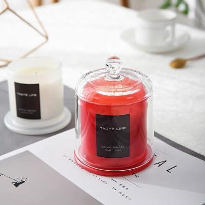 China Unique Empty Custom Glass Candle Jar High Quality Luxury Home Decoration Best Gift For Candle Making for sale