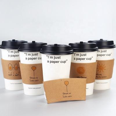 China MyMoonPie Coffee Cup Disposable Biodegradable Paper Cup Custom Logo Degradable Pla for sale