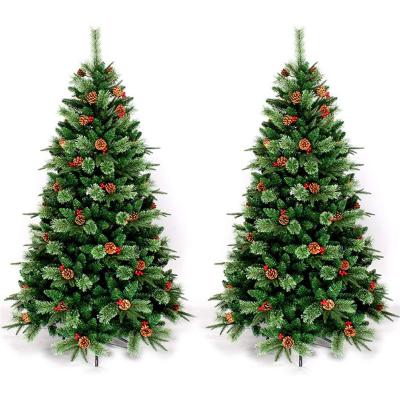 China Customized Seasonal Pre Christamas Decoration Christmas Design Party House Lit PVC Christmas Tree for sale