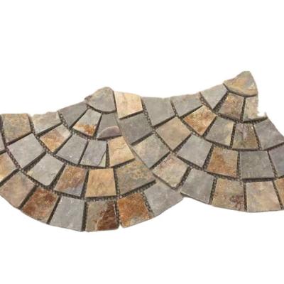 China Modern Appalling Laminate Flooring Natural Chinese Sign Slate Stone Flooring Mesh Tile for sale