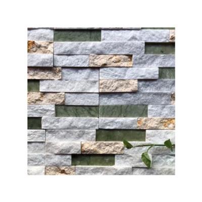 China Exterior Garden Wall Tiles Modern Natural Stone Slate Markers Three Color Combinations for sale