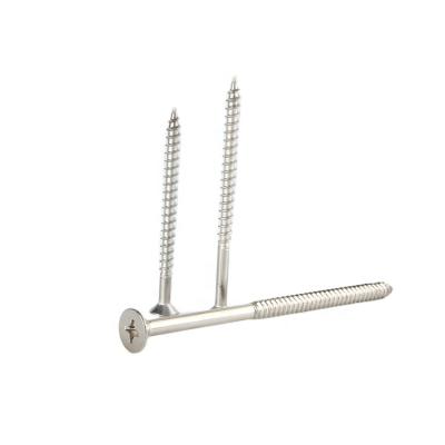 China Universal Hot Selling Stainless Steel 304 Phillips Screwdriver Flat Head SS Tapping Screws For Flat Wood Screws for sale