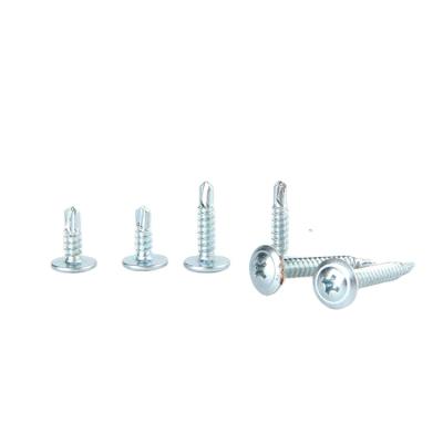 China Series Universal Knob Modified Steel Truss Head Screws 8 x 1/2 Wafer Head Self Drilling Screw and Shank for sale