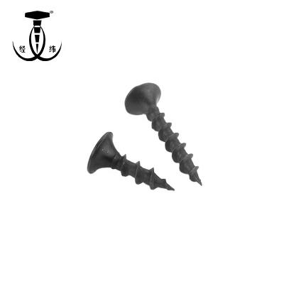 China Universal Black Quick Tooth Nail Carbon Steel Wire Rough Drywall Screws for sale