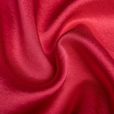 China DIMENSIONAL Top 6A Custom Fabric Manufacturer Plain dyed Crepe Silk Satin 22mm 135c charmeuse Heavy Silk Fabric For Dress and bedding for sale