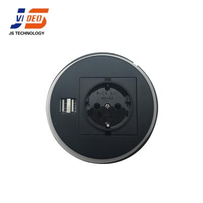 China New technology business conference power socket desktop grommet with timer and usb charger for sale for sale