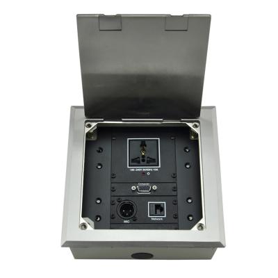 China JS-DC180 Residential / Multipurpose Floor Socket Multimedia Outlet Electrical Box for sale