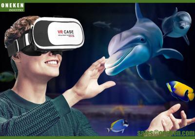 China vídeo VR TODO de los vidrios 3D UN 85 - 95 grados con la lente esférica de la resina en venta