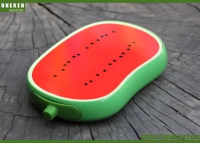 China OEM / ODM Fresh Watermelon Fruit Power Bank , 4000mAh Quick Charge Powerbank for sale