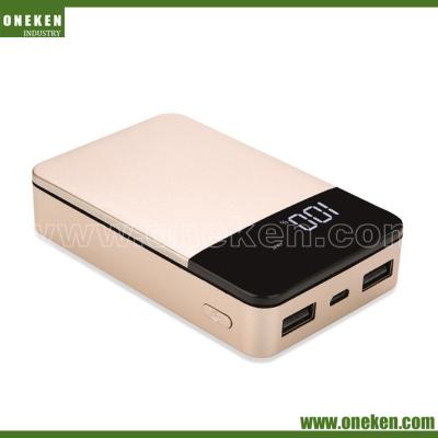 China 6000mAh draagbare LEIDENE van de Machtsbank 10000mAh Digitale Vertonings Draagbare Lader Te koop