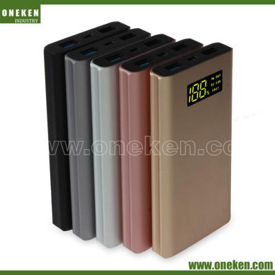 China Banco colorido magro 4000mah do poder do metal para jogadores telefones celulares/MP3 à venda