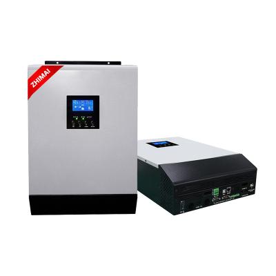 China Pure Sine wave solar inverter US Certification 5KW Single Phase Solar Inverter Pure Sine Wave 5000w Monitor Batteryless Mppt On Off grid solar Inverter for sale