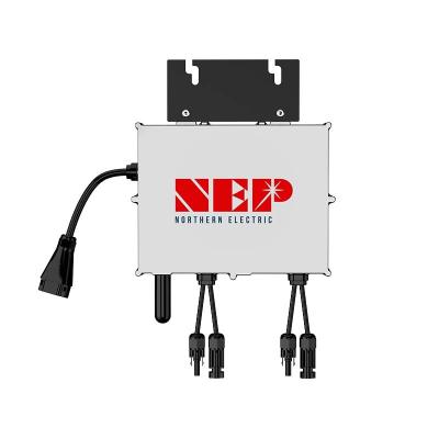 China NEP Micro inverter 800W 1000W MPPT on grid solar grid tie nep Built in Wi-Fi monitoring balkonkraftwerk solar micro inverter 268*250*42mm for sale