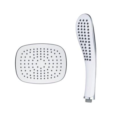 China Without Diverter ABS Plastic Ball Shower Head Rainfall With Hand Shower for sale