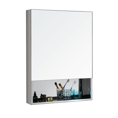 China New Design Environmentally Friendly Wall Mounted Stainless Steel Bathroom Mirror Cabinet for sale