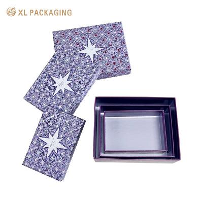 China Handmade Custom Essential Oil Gift Box Packaging Rigid Cardboard Top And Bottom Box For Skincare for sale