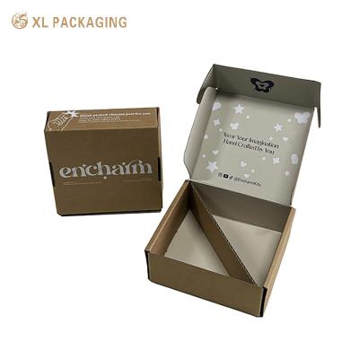 China Wholesale Customized Printing Eco-Friendly Kraft Corrugated Paper Mailer Box With Paper Insert for sale