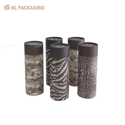 China Food Grade Brown Paper Packaging Tubes Cardboard Kraft Paper Tube Tea Packaging for sale