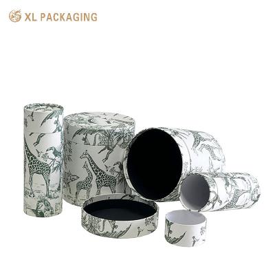 China Custom Kraft Paper Tube Packaging Skincare Round Cardboard Tube Packaging Box for sale