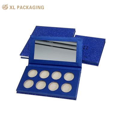 China Makeup Custom Printed Packaging Box Rectangle Empty Eyeshadow Palette Packaging for sale