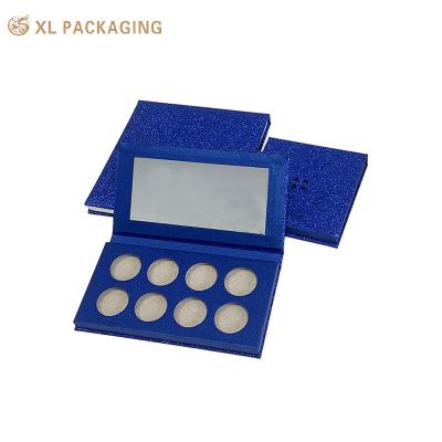 China Makeup Custom Printed Packaging Box High Pigment Powder Eyeshadow Palette Package for sale